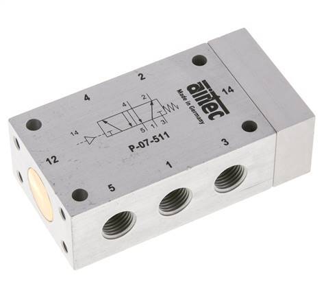 valve pilote d'air 5/2 G1/4'' 0-10bar/0-140psi Airtec