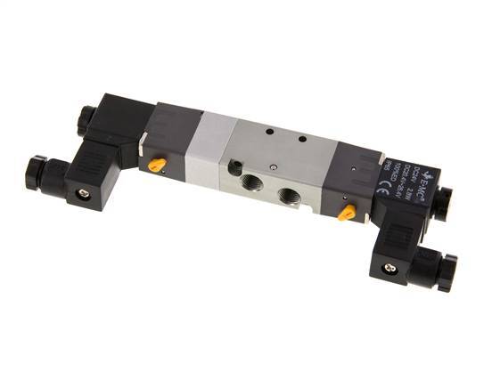 5/3 G1/8'' Electrovanne à centre fermé 230V AC 1.5-8bar/21.0-112psi E.MC