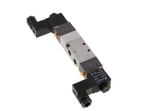 5/3 G1/8'' Electrovanne à centre fermé 230V AC 1.5-8bar/21.0-112psi E.MC