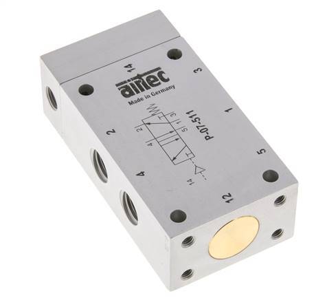 valve pilote d'air 5/2 G1/4'' ATEX 0-10bar/0-140psi Airtec
