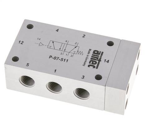 valve pilote d'air 5/2 G1/4'' ATEX 0-10bar/0-140psi Airtec