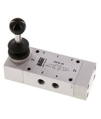 valve à levier central d'échappement 5/3 G1/8'' 0-10bar/0-140psi Airtec