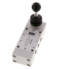 valve à levier central d'échappement 5/3 G1/8'' 0-10bar/0-140psi Airtec