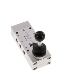 valve à levier central d'échappement 5/3 G1/8'' 0-10bar/0-140psi Airtec
