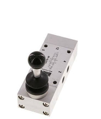 valve à levier central d'échappement 5/3 G1/8'' 0-10bar/0-140psi Airtec