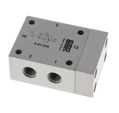 valve pilote d'air 3/2 G1/4'' (G1/8'') 1.5-10bar/21.0-140psi Airtec