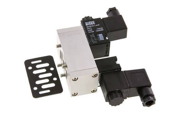 5/2 ISO 5599-1 Electrovanne bistable 24V AC 2-10bar/28-140psi Airtec