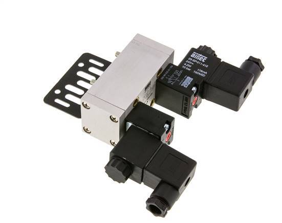 5/2 ISO 5599-1 Electrovanne bistable 24V AC 2-10bar/28-140psi Airtec