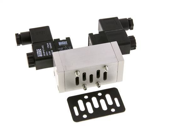5/2 ISO 5599-1 Electrovanne bistable 24V AC 2-10bar/28-140psi Airtec