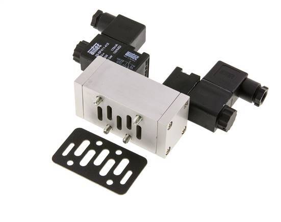 5/2 ISO 5599-1 Electrovanne bistable 24V AC 2-10bar/28-140psi Airtec
