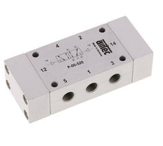 valve pilote d'air bistable 5/2 G1/8'' 0-10bar/0-140psi Airtec