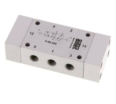 valve pilote d'air bistable 5/2 G1/8'' 0-10bar/0-140psi Airtec