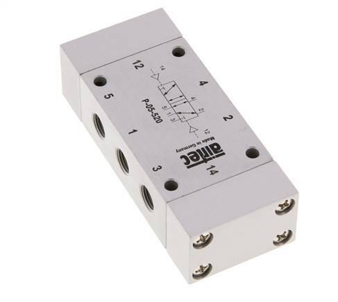 valve pilote d'air bistable 5/2 G1/8'' 0-10bar/0-140psi Airtec