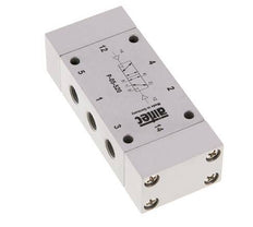 valve pilote d'air bistable 5/2 G1/8'' 0-10bar/0-140psi Airtec