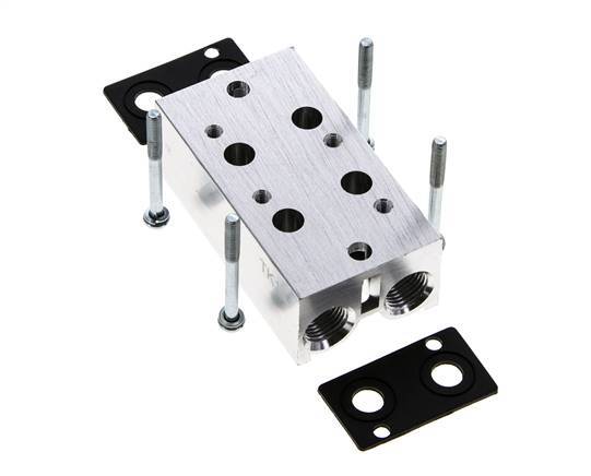 Manifold 2 stations E.MC 3/2 voies