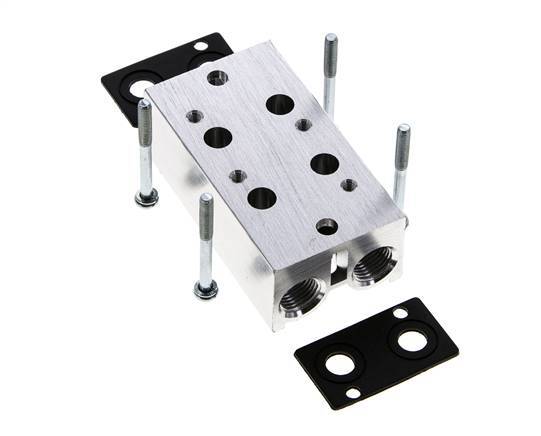 Manifold 2 stations E.MC 3/2 voies