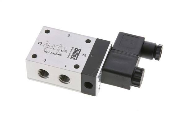 electrovanne 3/2 G1/4'' (G1/8'') Pilote externe 24V AC -0.95-10bar/-13.2-140psi Airtec