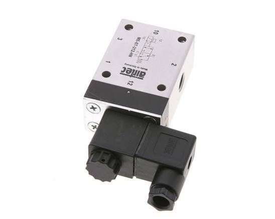 electrovanne 3/2 G1/4'' (G1/8'') Pilote externe 24V AC -0.95-10bar/-13.2-140psi Airtec