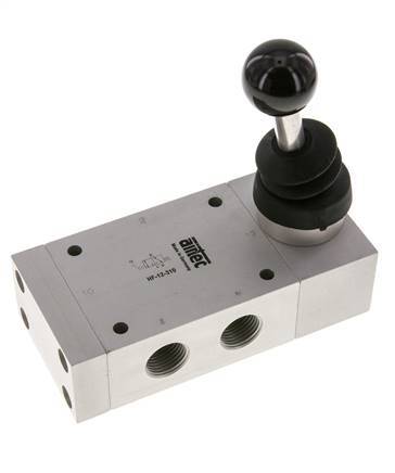 valve manuelle à levier 3/2 G1/2'' 0-12bar/0-168psi Airtec
