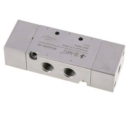 valve pilote d'air bistable 5/2 G1/4'' (G1/8'') 1.5-8bar/21.0-112psi E.MC