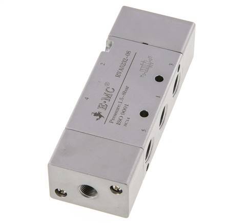 valve pilote d'air bistable 5/2 G1/4'' (G1/8'') 1.5-8bar/21.0-112psi E.MC