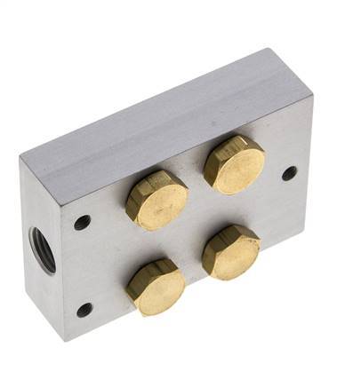 Manifold 2-Stations 5/2 5/3way Airtec M04/P04
