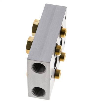 Manifold 2-Stations 5/2 5/3way Airtec M04/P04