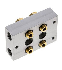 Manifold 2-Stations 5/2 5/3way Airtec M04/P04