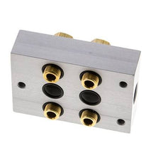 Manifold 2-Stations 5/2 5/3way Airtec M04/P04