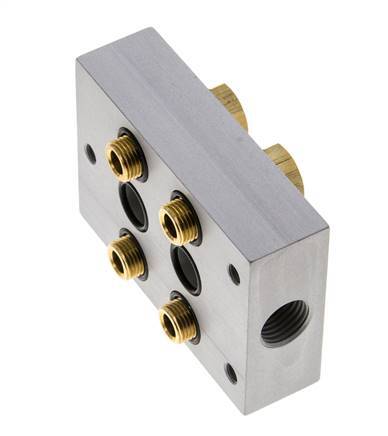 Manifold 2-Stations 5/2 5/3way Airtec M04/P04