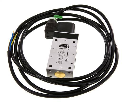 electrovanne 5/2 G1/4'' 230V AC ATEX 1.5-10bar/21.0-140psi Airtec