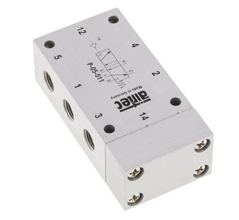 valve pilote d'air 5/2 G1/8'' 0-10bar/0-140psi Airtec