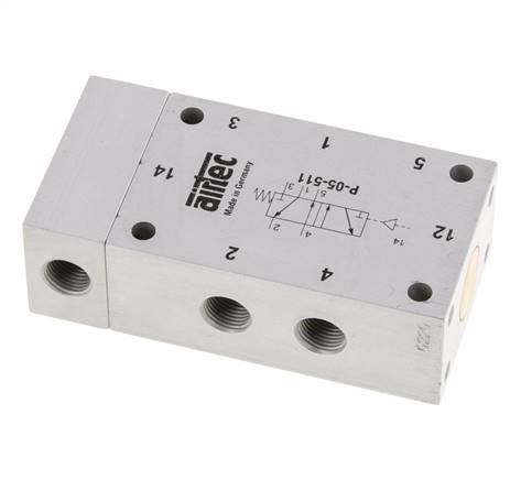 valve pilote d'air 5/2 G1/8'' 0-10bar/0-140psi Airtec