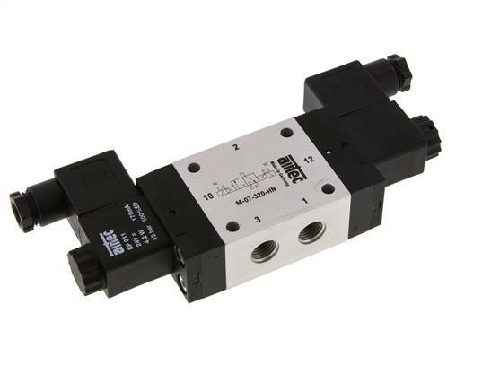 electrovanne bistable 3/2 G1/4'' 24V DC 1.5-10bar/21.0-140psi Airtec