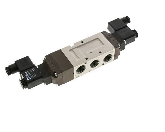 electrovanne centrale d'échappement 5/3 G1/2'' 24V DC 2-10bar/28-140psi YPC