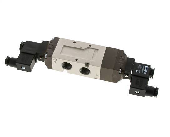 electrovanne centrale d'échappement 5/3 G1/2'' 24V DC 2-10bar/28-140psi YPC