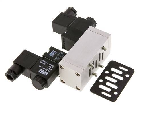 5/2 ISO 5599-1 Electrovanne bistable 24V DC 2-10bar/28-140psi Airtec