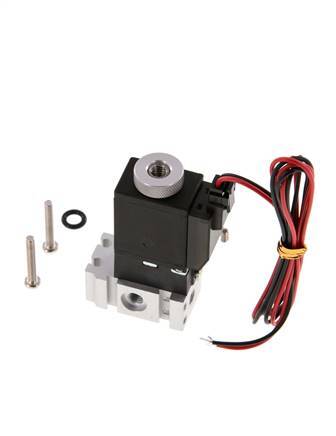 3/2 M5 NO Electrovanne 24V DC 0-8bar/0-112psi Fiche à 2 broches YPC