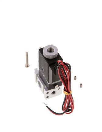 3/2 M5 NO Electrovanne 24V DC 0-8bar/0-112psi Fiche à 2 broches YPC