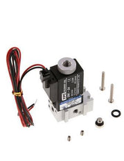 3/2 M5 NO Electrovanne 24V DC 0-8bar/0-112psi Fiche à 2 broches YPC