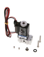 3/2 M5 NO Electrovanne 24V DC 0-8bar/0-112psi Fiche à 2 broches YPC