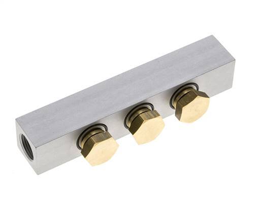 Manifold 3-Stations 3/2 5/2 5/3way Airtec M07/P07