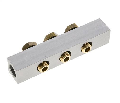 Manifold 3-Stations 3/2 5/2 5/3way Airtec M07/P07