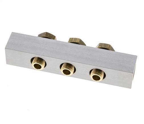 Manifold 3-Stations 3/2 5/2 5/3way Airtec M07/P07