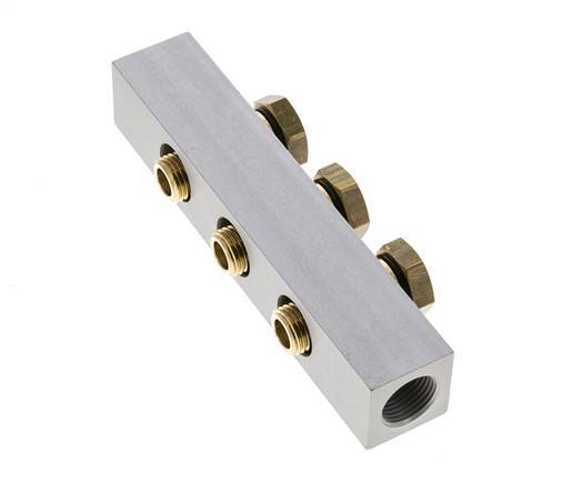 Manifold 3-Stations 3/2 5/2 5/3way Airtec M07/P07