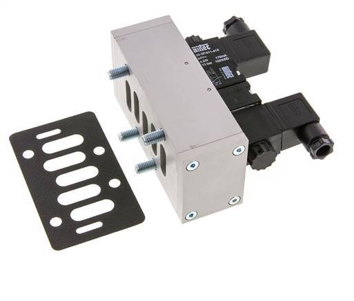5/2 ISO 5599-3 Electrovanne bistable 24V AC 2-10bar/28-140psi Airtec