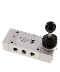 valve à levier central d'échappement 5/3 G1/4'' 0-12bar/0-168psi Airtec