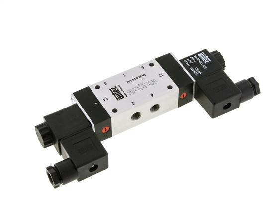 5/3 G1/8'' Electrovanne à centre fermé 230V AC 3-8bar/42-112psi Airtec