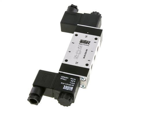 5/3 G1/8'' Electrovanne à centre fermé 230V AC 3-8bar/42-112psi Airtec