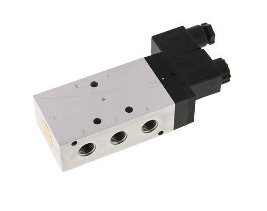 5/2 G1/4'' Solenoid Valve 24V DC 2.5-10bar/35.0-140psi Airtec
